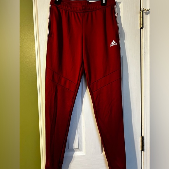 Adidas Bold Red Joggers - Picture 1 of 6